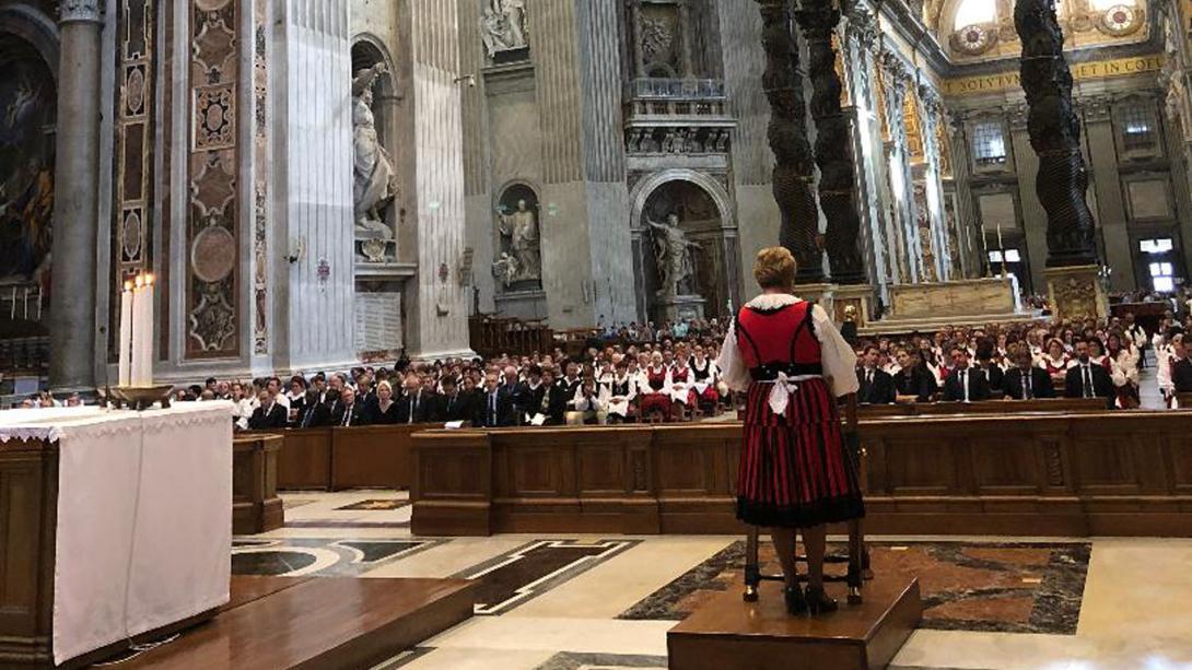 Rendhagyó Magyarok Nagyasszonya ünnepi búcsú Rómában