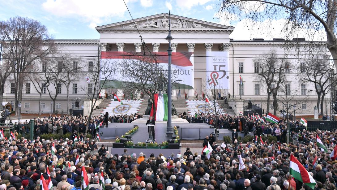 Március 15. - Orbán Viktor: Magyarországon, ha szabadság van, minden van