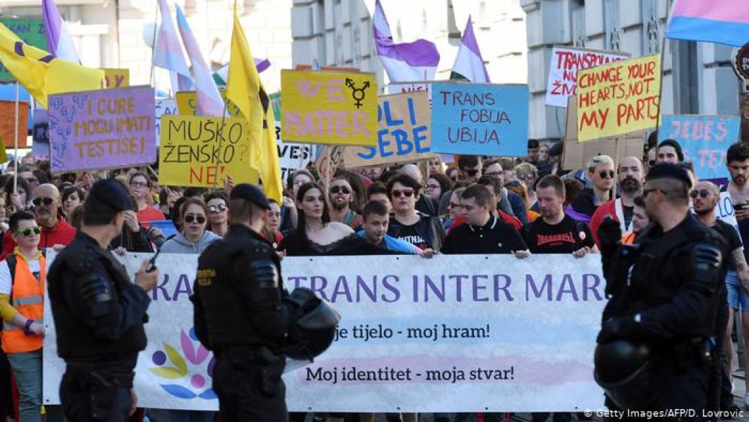 Megtartották első felvonulásukat a transzneműek a horvát fővárosban