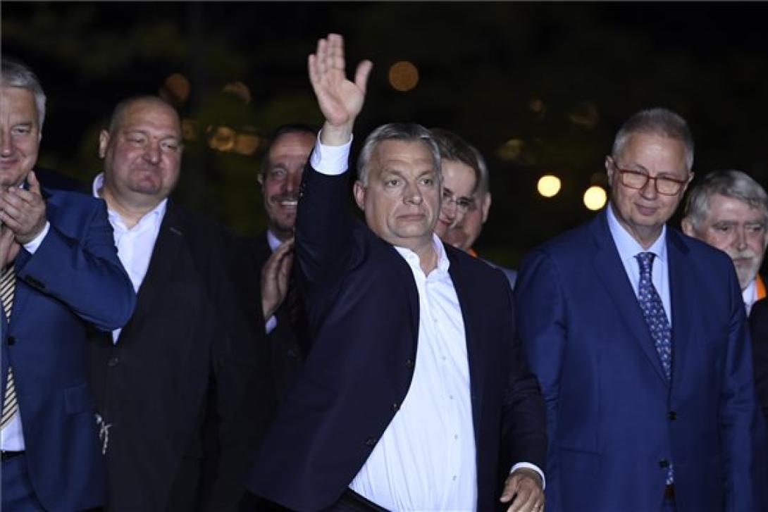 EP-választás - Orbán: rekordrészvétel mellett rekordgyőzelmet arattunk