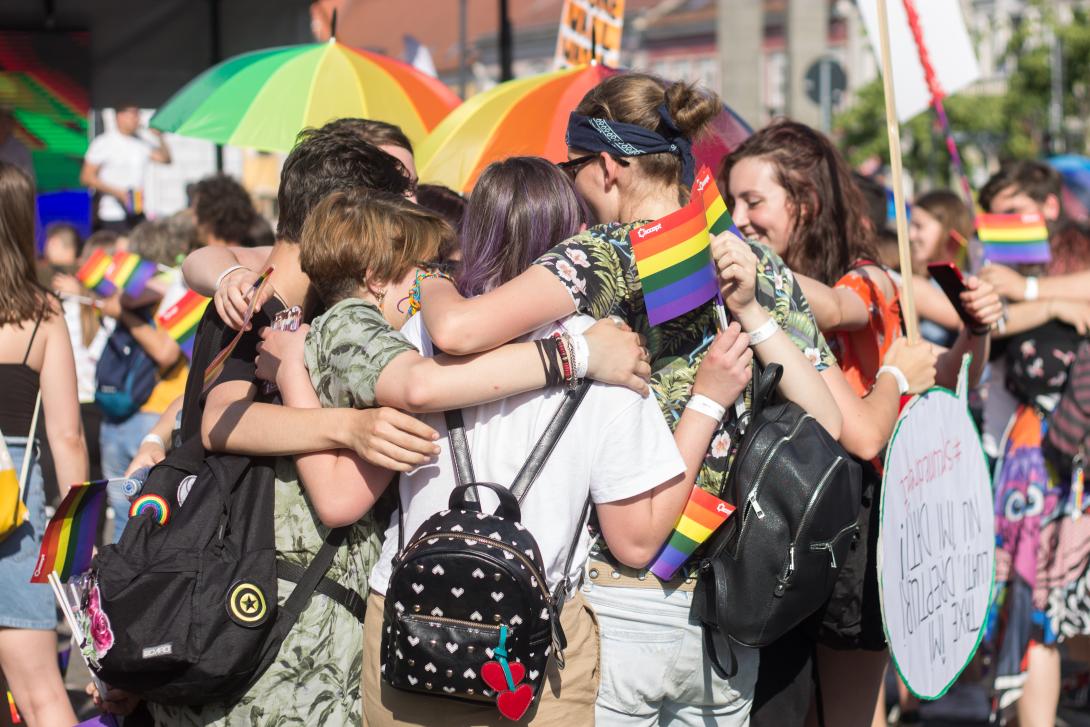 Megtartották a harmadik Pride-felvonulást Kolozsváron