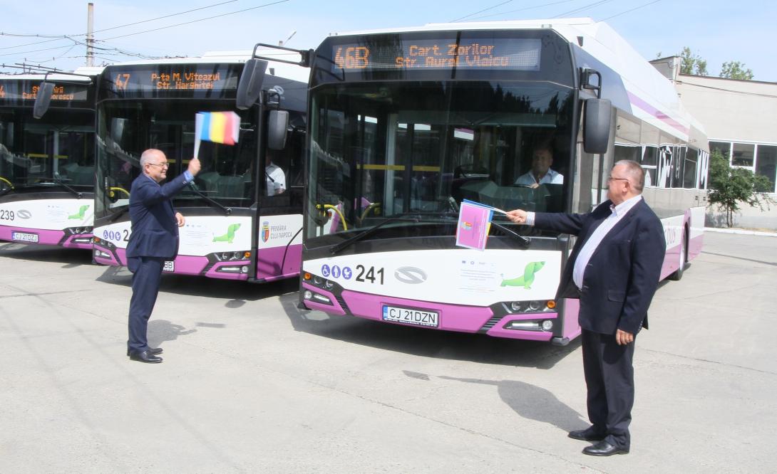 Húsz új elektromos autóbuszt állítottak forgalomba