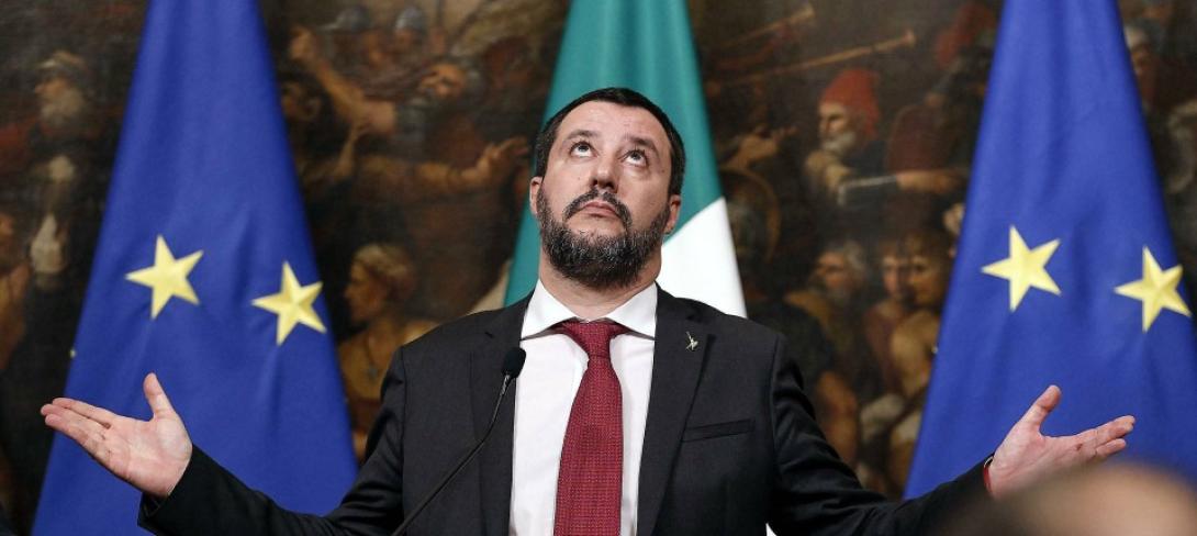 "Heringek" vonultak utcára Salvini ellen