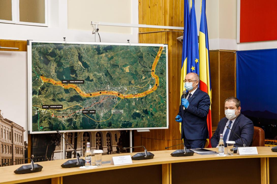 Újabb állomásához érkezett a kolozsvári metró és HÉV projektje