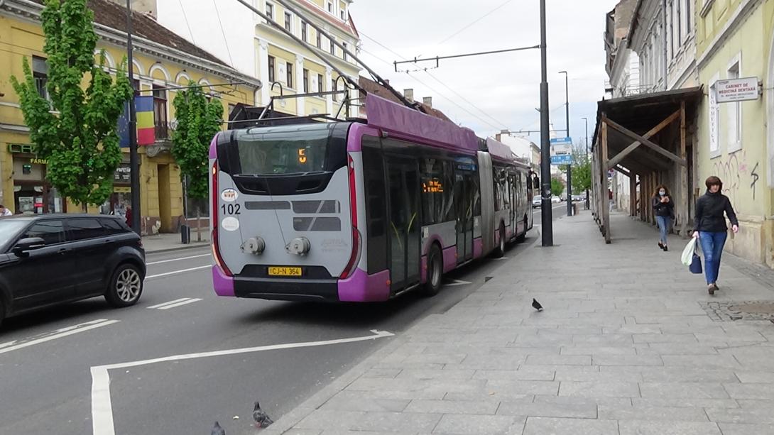 VIDEÓ - Kolozsvár legnagyobb forgalmú megállói is eléggé üresek