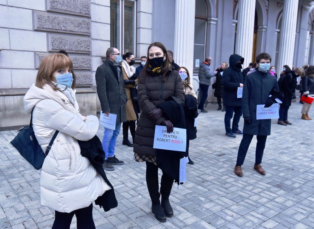 Kollégájuk elítélése ellen tiltakoztak az ügyvédek
