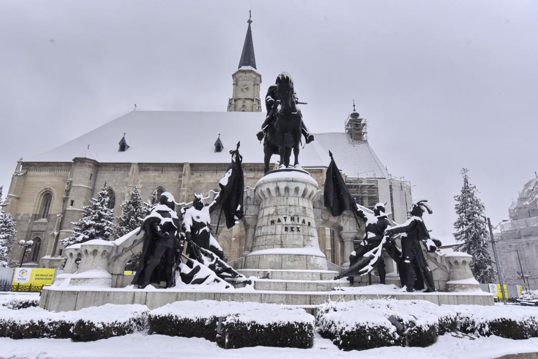 2021 első havazása Kolozsváron