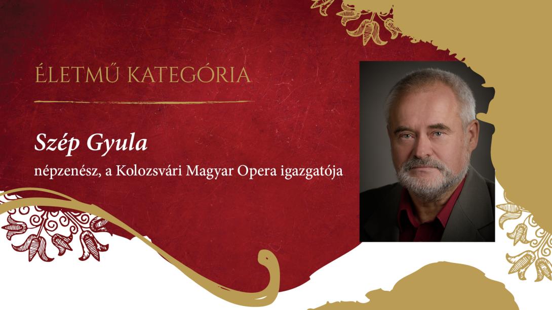 KÓTA-életműdíjat kapott Szép Gyula