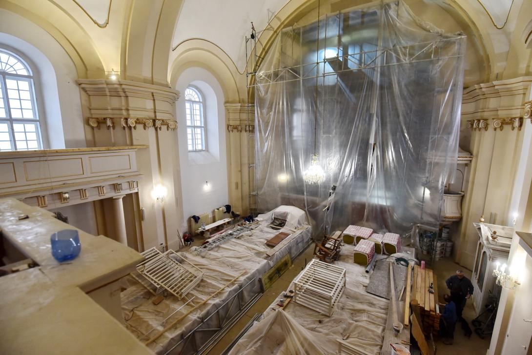 Utolsó száz méteren a kolozsvári evangélikus templom restaurálása