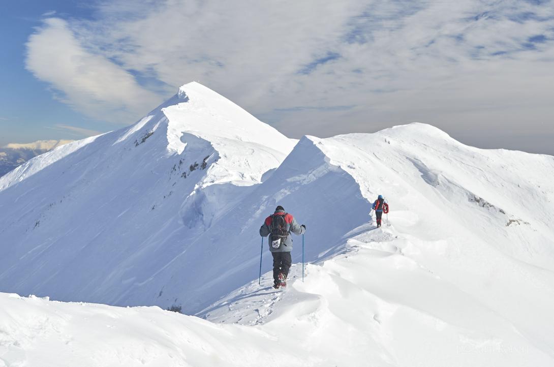 Csúcstámadások extrém hidegben a Retyezát-hegységben