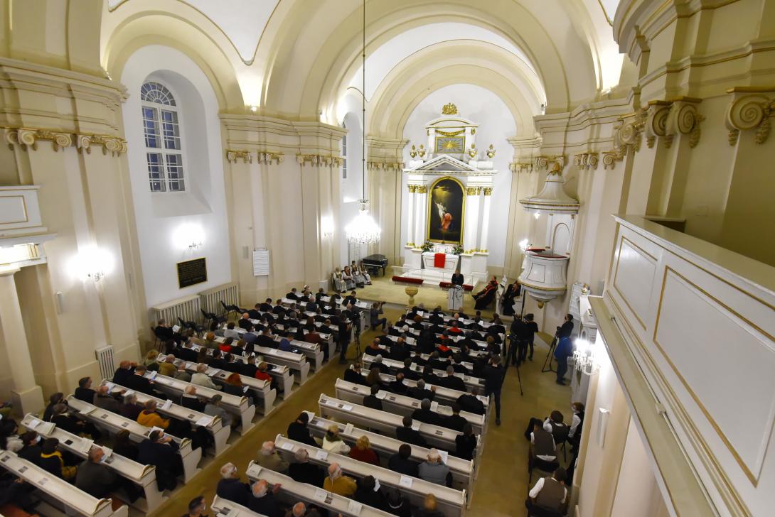 Az evangélikus templom és püspöki székház átadási ünnepsége