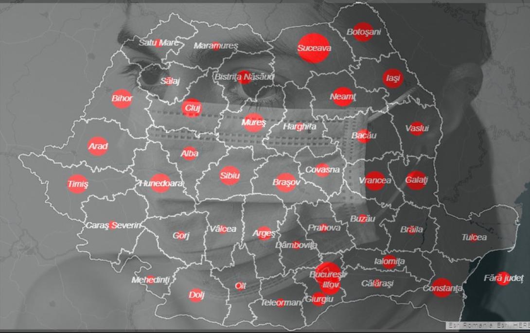 Covid-19: 23 ezer teszt, 3021 új megbetegedés Romániában