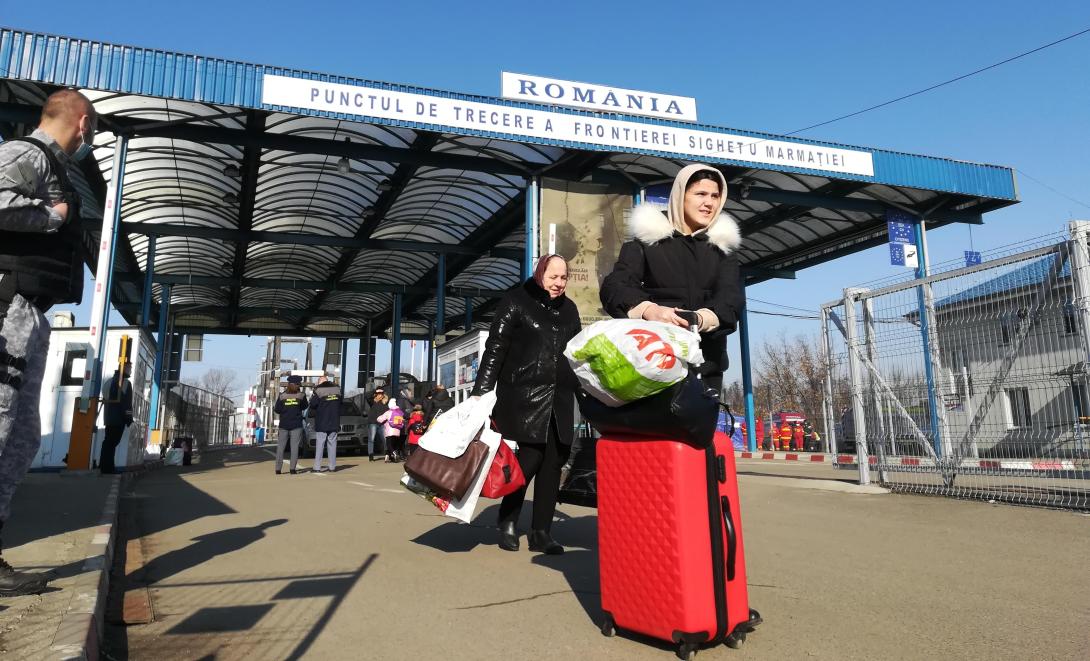 Máramarosszigeten gyalog is érkeztek sokan Ukrajnából
