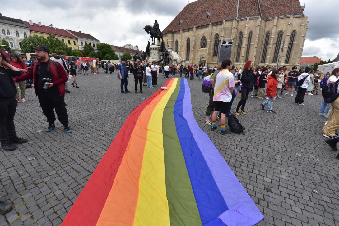 Kolozsvár Pride a Főtéren