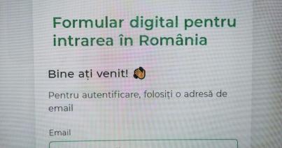 Nem kell többé kitölteniük a Romániába érkezőknek a digitális beutazási adatlapot