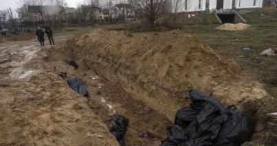 Újabb tömegsírra bukkantak Ukrajnában