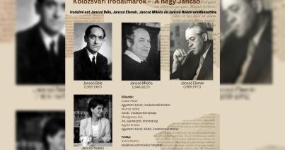 A négy Jancsó címmel szerveznek irodalmi estet Kolozsváron