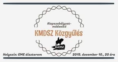 Döntések és szabályok – KMDSZ Közgyűlés 2015