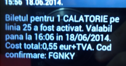 Vásároltunk sms-es buszjegyet!