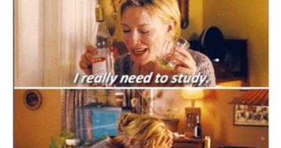Stresszes egyetemista