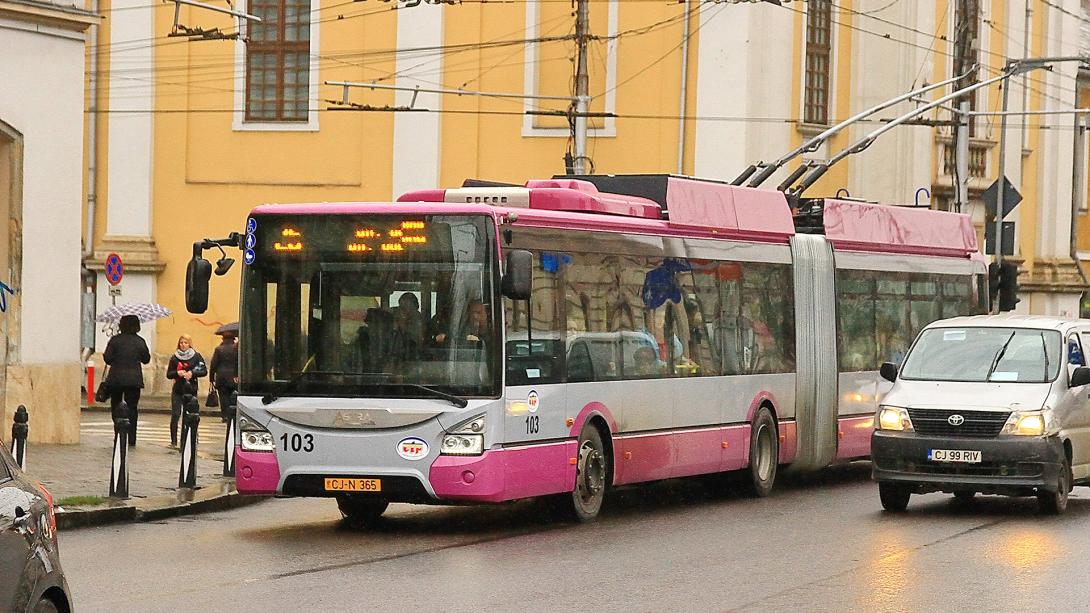 Már hét lila trolibusz közlekedik a kolozsvári utcákon