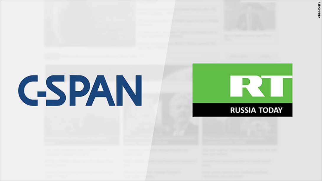 A C-SPAN a parlamenti közvetítés helyett a Russia Today adását sugározta