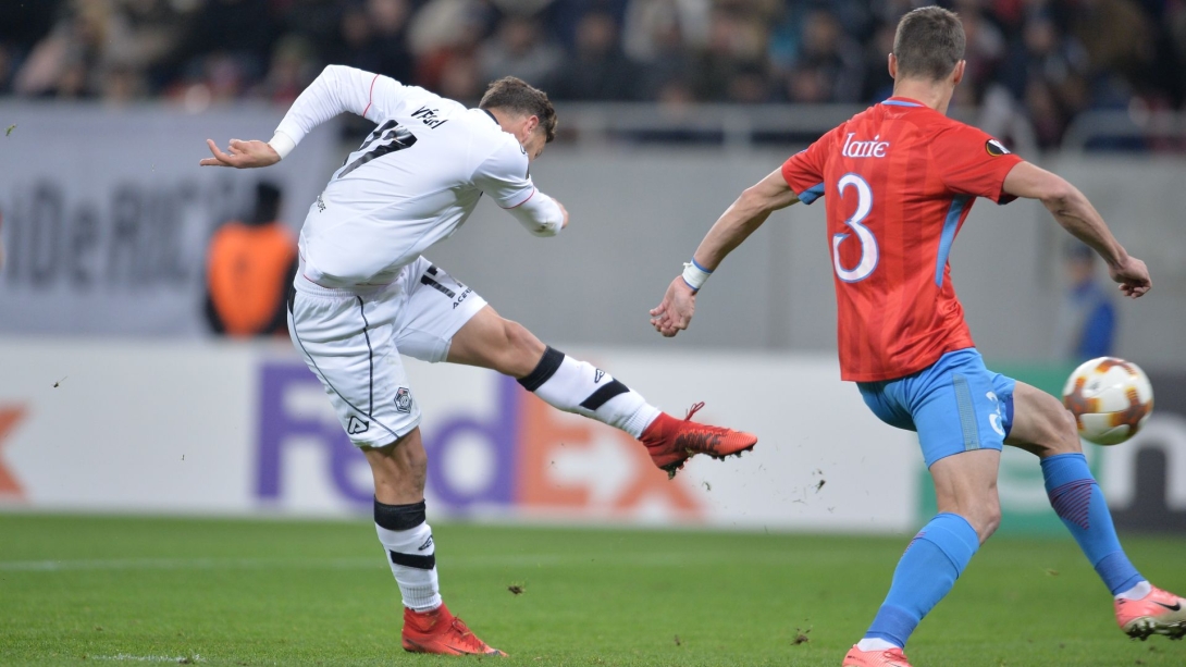 Labdarúgó Európa Liga: Vécsei győzelmet érő gólt lőtt Bukarestben