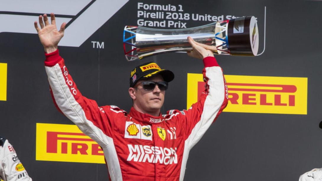 Egyesült Államok Nagydíja: Kimi Räikkönen nyert, Lewis Hamilton még nem világbajnok