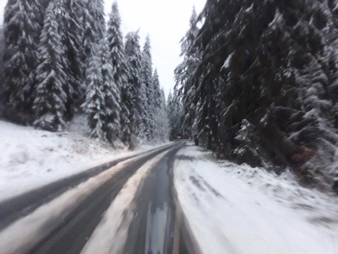 Megmaradt a hó a Bucsin-tetőn