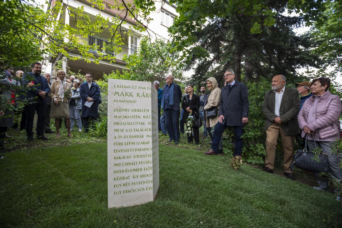 Makk Károly-emlékművet avattak Budapesten