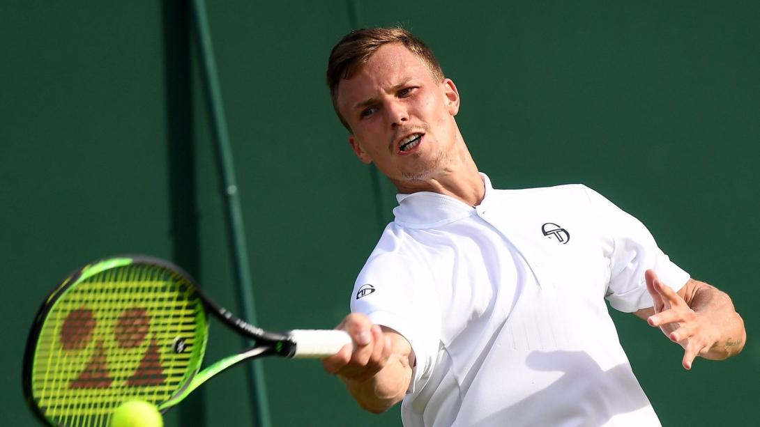 Wimbledon: Fucsovics öt játszmában kikapott Fogninitől