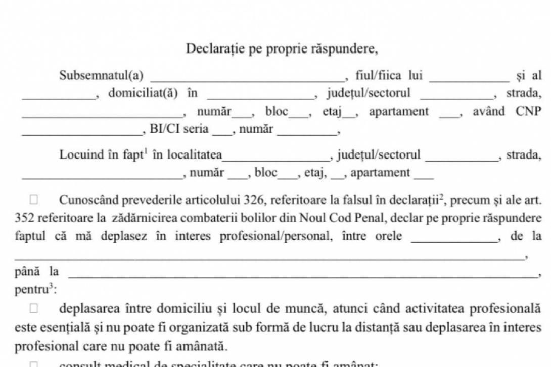 Frissítették a saját felelősségre tett nyilatkozatot. Mi szükséges?