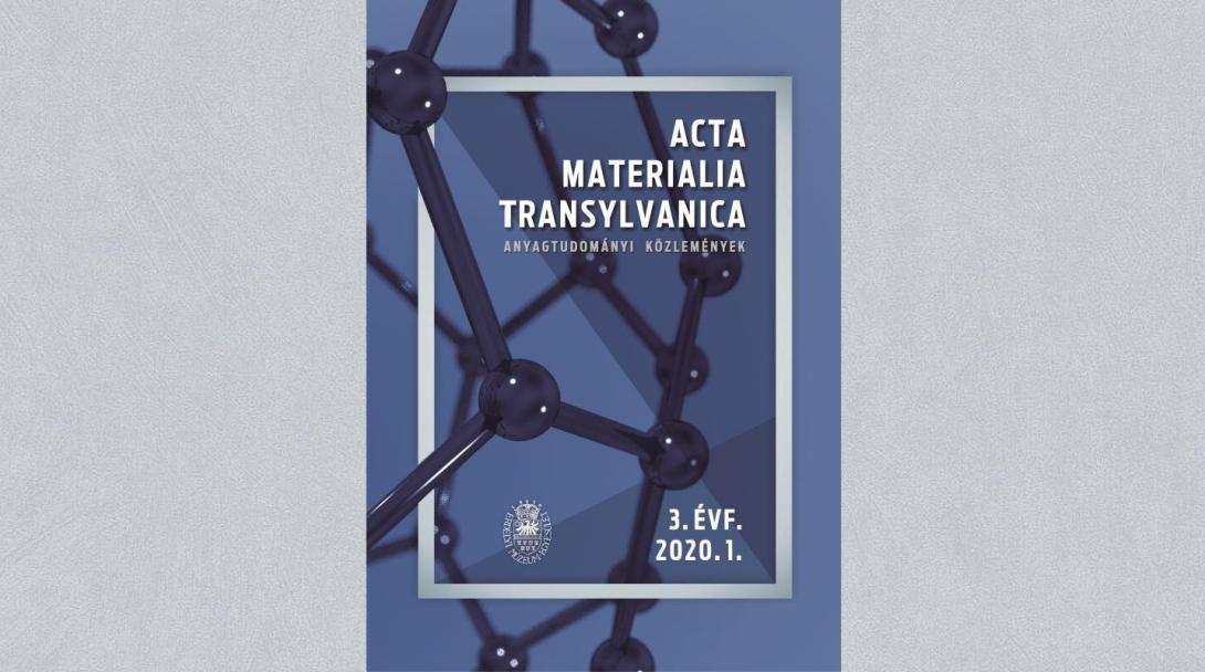 Megjelent az Acta Materialia Transylvanica idei első száma