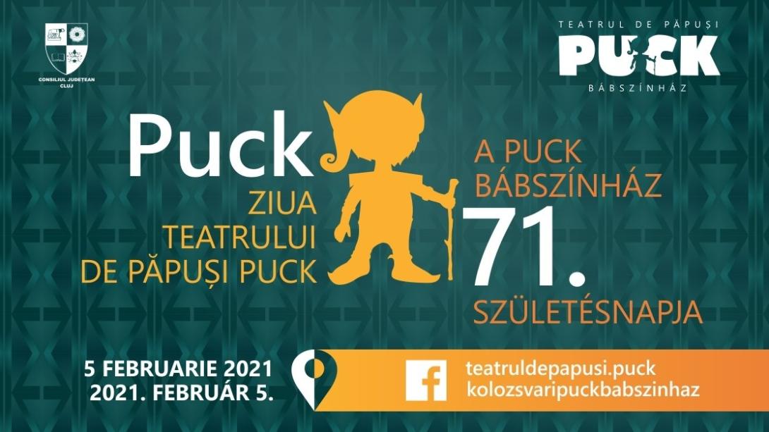 Online ünnepli 71. évfordulóját a Puck Bábszínház