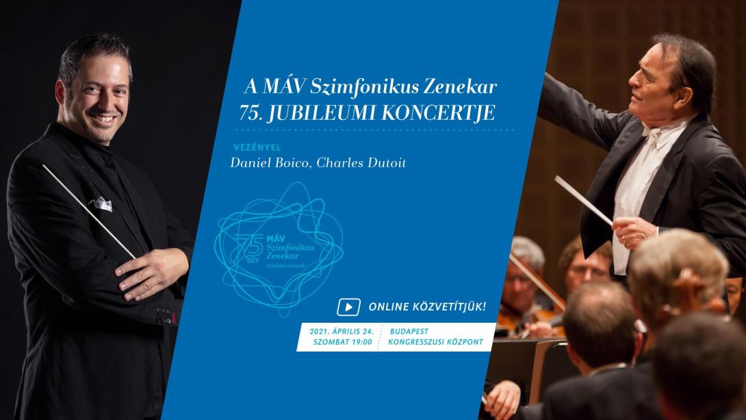Jubileumi online koncertet ad a MÁV Szimfonikus Zenekar