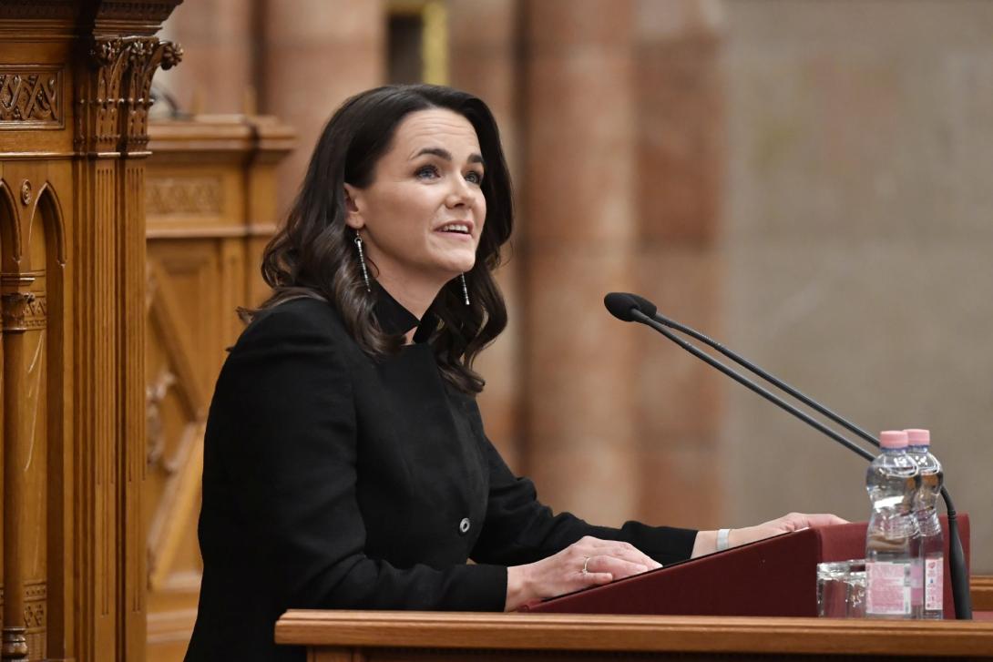 Megválasztotta köztársasági elnökké Novák Katalint a magyar parlament