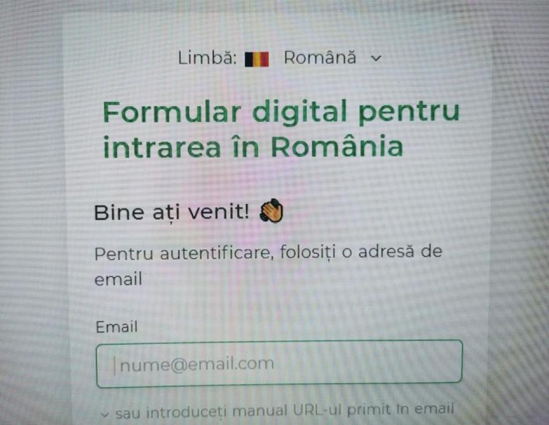 Nem kell többé kitölteniük a Romániába érkezőknek a digitális beutazási adatlapot