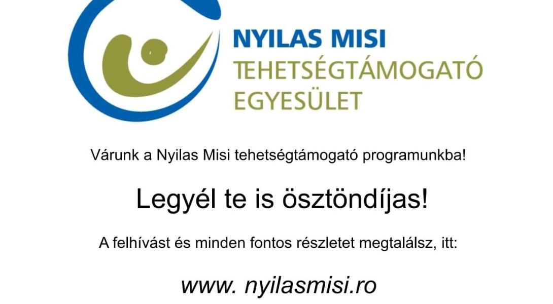 Lehet pályázni a Nyilas Misi-ösztöndíjra