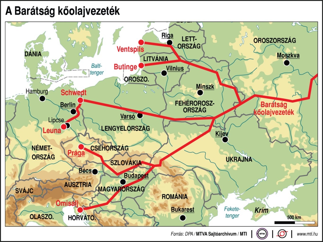 Szivárgást észleltek a Barátság kőolajvezetéken is