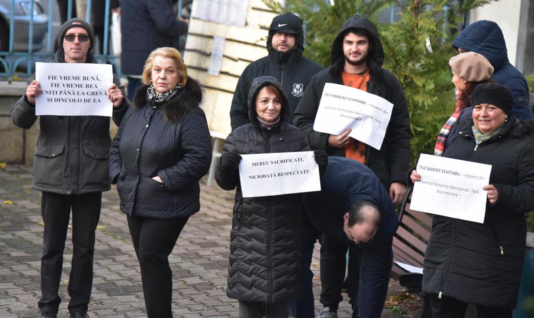 Kétórás sztrájk a nyugdíjosztályon