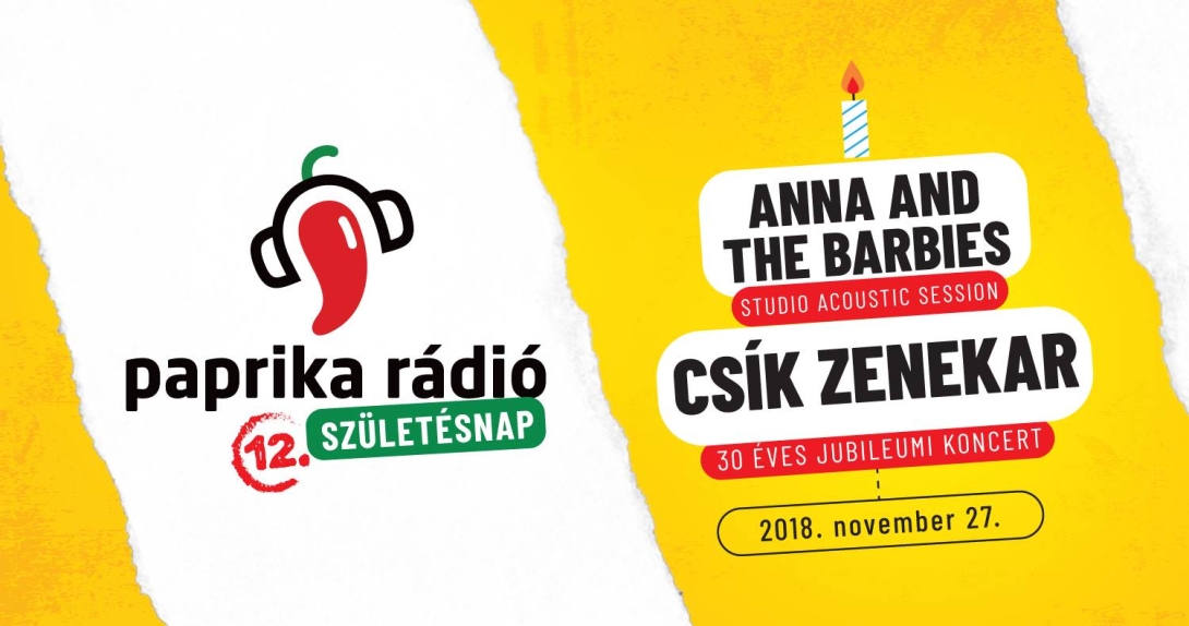 Dupla szülinap: jubileumi Csík-koncert a Paprika születésnapján
